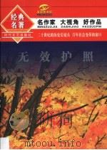 无效护照 1994 PDF电子版封面 7538708103 雷达,白烨编选