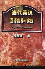 当代英汉互译指导与实践 1996 PDF电子版封面 7562807248 何刚强著