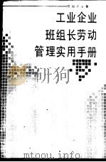 工业企业班组长劳动管理实用手册 1989 PDF电子版封面 7800442292 徐贞和编著