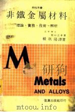 非铁金属材料 理论、实务、技术、解析 1982 PDF电子版封面 椙山正孝著;赖耿阳译