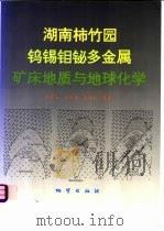 湖南柿竹园钨锡钼铋多金属矿床地质与地球化学 1998 PDF电子版封面 7116027300 毛景文,李红艳等著