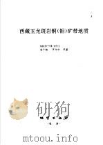 西藏玉龙斑岩铜 钼 矿带地质 1995 PDF电子版封面 7116018360 唐仁鲤等著