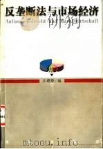 反垄断法与市场经济 “中德反垄断法比较研讨会”论文集 1998 PDF电子版封面 7503625198 王晓晔编