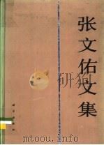 张文佑文集 1992 PDF电子版封面 7030028856 张文佑著