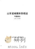 山东省城镇体系规划  专题报告  1996-2010年（1998 PDF版）