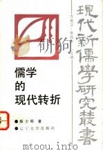 儒学的现代转折 1992 PDF电子版封面 7561018177 陈少明著