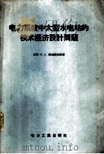 电力系统中大型水电站的技术经济设计问题 1958 PDF电子版封面 15036·674 (苏联)В.А.库切诺夫等著;水力发电建设总局专家工作室译