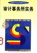审计事务所实务 1997 PDF电子版封面 7810019228 杜丽萍等编著