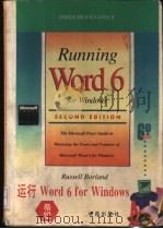 运行Word 6 for Windows  第2版   1994  PDF电子版封面  7507708764  （美）Russel Borland著；陈 青等译 