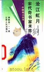 沧江虹月 宋代奇书家米芾 1996 PDF电子版封面 7222018751 胡炳章著
