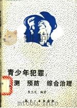青少年犯罪:预测 预防 综合治理 1994 PDF电子版封面 7800468747 李兰芝编著