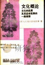 文化概论  文化的实质及其运动发展的一般规律   1989  PDF电子版封面  7300007422  （苏）А.И.阿尔诺利多夫等著；邱守娟译 