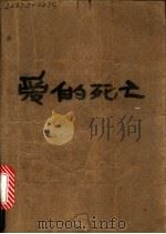 爱的死亡 1988 PDF电子版封面 7504300888 洪水著
