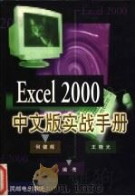 Excel 2000中文版实战手册 1999 PDF电子版封面 711507996X 何健辉,王晓光编著