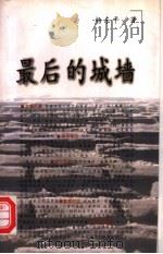 最后的城墙 1997 PDF电子版封面 7208027293 杨东平著