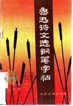鲁迅诗文选钢笔字帖 1990 PDF电子版封面 7504814016 晓月书;龚民选