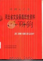 中国共产党 河北省文安县组织史资料 第2卷 1987-1993 1997 PDF电子版封面 中共文安县委组织部