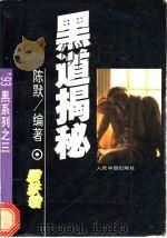 黑道揭秘 1993 PDF电子版封面 7800652599 陈默编著