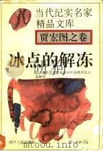 冰点的解冻 1995 PDF电子版封面 7220029179 贾宏图著