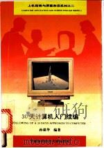 30天计算机入门续编 1993 PDF电子版封面 7312006515 孙强华编著
