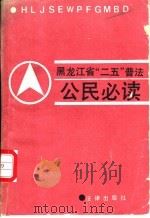黑龙江省二五普法公民必读   1991  PDF电子版封面  7503609877  中共黑龙江省委普法办编 
