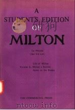 密尔顿诗歌全集详注 下 1990 PDF电子版封面 7100009154 陆佩弦编