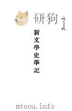 新文学史笔记（ PDF版）
