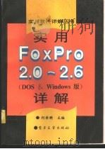 实用FoxPro 2.0-2.6详解 DOS&Windows版 1995 PDF电子版封面 7505331256 何希琼主编