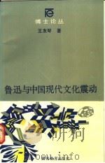 鲁迅与中国现代文化震动 1989 PDF电子版封面 7535507921 王友琴著
