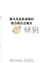 鹿儿岛县渔业协同组合联合会规章 PDF电子版封面