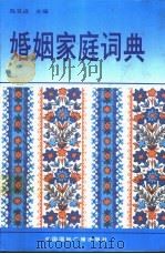 婚姻家庭词典 1989 PDF电子版封面 7800352587 陈克进主编