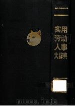 实用劳动人事大辞典   1989  PDF电子版封面  7561005180  夏伯忠主编 