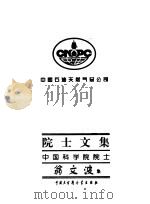 中国石油天然气总公司院士文集 中国科学院院士 翁文波集 1997 PDF电子版封面 7500058632 翁文波著