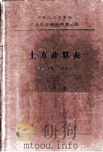 中华人民共和国交通部公路总局设计局  土方计算表  路基宽度：10公尺  第7册（1956 PDF版）