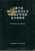 云南个旧锡-多金属成矿区内生成矿作用的动力学体系 1988 PDF电子版封面 7562500754 于崇文等著
