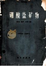 硼酸盐矿物 1965 PDF电子版封面 13031·2169 谢先德等编著