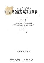 岩浆金属矿床基本问题  下（1965 PDF版）