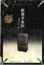新儒学批判 1995 PDF电子版封面 7542608800 启良著