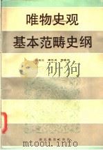 唯物史观基本范畴史纲 1989 PDF电子版封面 7535104185 张战生等著