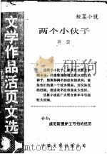 两个小伙子 1984 PDF电子版封面 10355·197 石空
