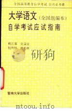 大学语文 全国组编本 自学考试应试指南 1993 PDF电子版封面 7810292048 赖江基等编写