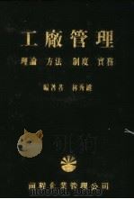 工厂管理 理论、方法、制度、实务 1983 PDF电子版封面 林秀雄编著