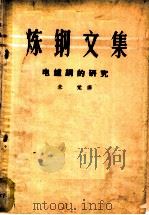 炼钢文集 第1辑 电炉钢的研究 1959 PDF电子版封面 15062·1553 朱觉译