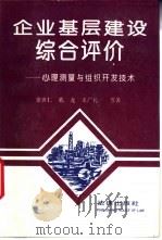 企业基层建设综合评价 心理测量与组织开发技术 1994 PDF电子版封面 7503614870 徐世仁,陈龙等著