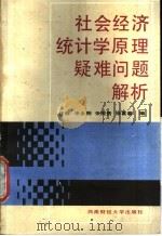 社会经济统计学原理疑难问题解析 1990 PDF电子版封面 7810172557 任栋,李永刚编