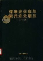 深圳企业家与现代企业制度 1995 PDF电子版封面 7800014657 沈青主编