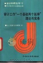 审计工作“一个基础两个延伸”理论与实务 1992 PDF电子版封面 7500520263 审计署审计科研所编