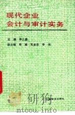 现代企业会计与审计实务 1993 PDF电子版封面 7504706000 李三喜主编