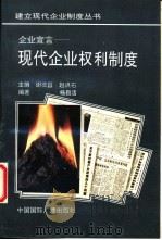 企业宣言 现代企业权利制度 1994 PDF电子版封面 7507810801 杨勤活编著