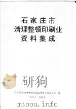 石家庄市清理整顿印刷业资料集成 PDF电子版封面 石家庄市清理整顿印刷业领导小组办公室编